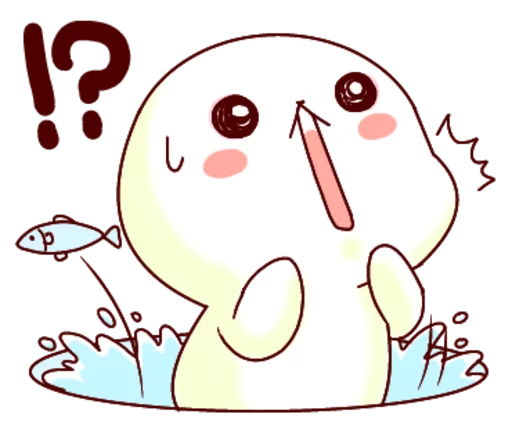 ⁉ Стикер «Fluffy Seal» для Telegram
