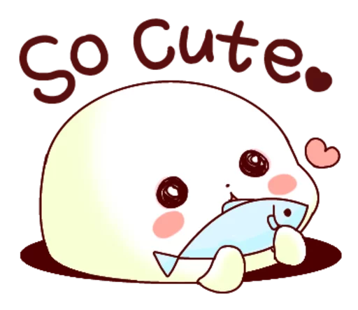 😋 Стикер «Fluffy Seal» для Telegram