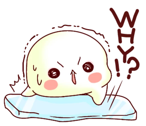 😠 Стикер «Fluffy Seal» для Telegram