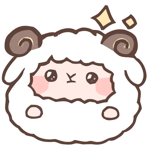 ✨ Эмодзи «Fluffy Sheep» для Telegram