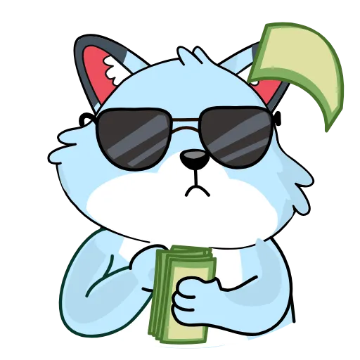 🤑 Стикер «Fluffys HQ» для Telegram