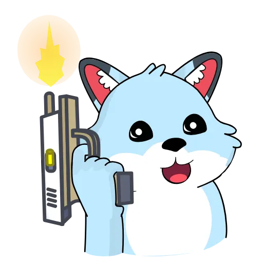 🔫 Стикер «Fluffys HQ» для Telegram
