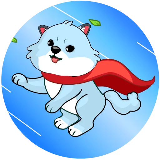 🦸‍♂️ Стикер «Fluffys HQ» для Telegram