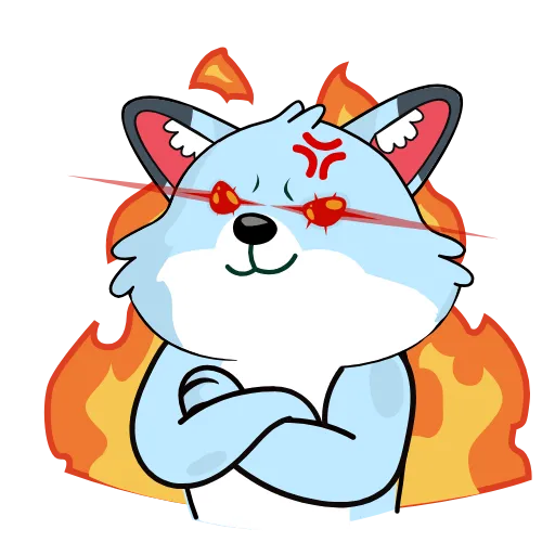 🔥 Стикер «Fluffys HQ» для Telegram