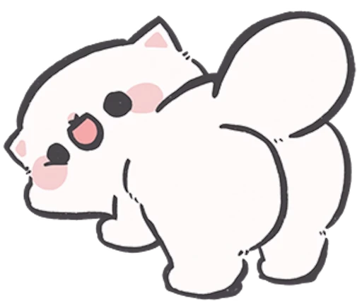 🍑 Стикер «fluffystar fluffy» для Telegram