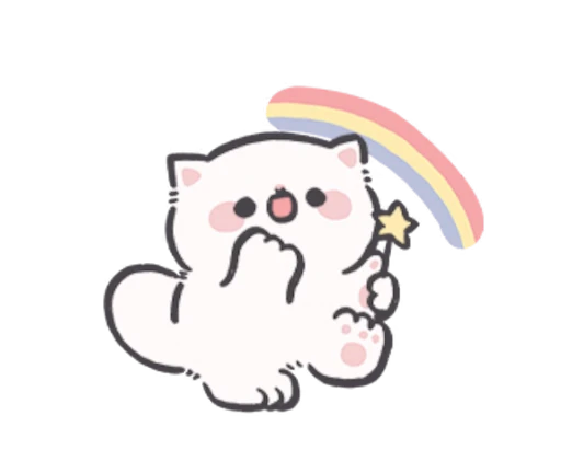 🌈 Стикер «fluffystar fluffy» для Telegram