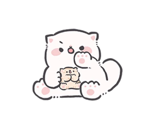 👊 Стикер «fluffystar fluffy» для Telegram