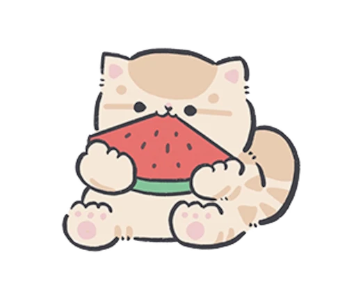 🍉 Стикер «fluffystar fluffy» для Telegram