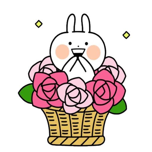 💐 Стикер «Fluffy for» для Telegram