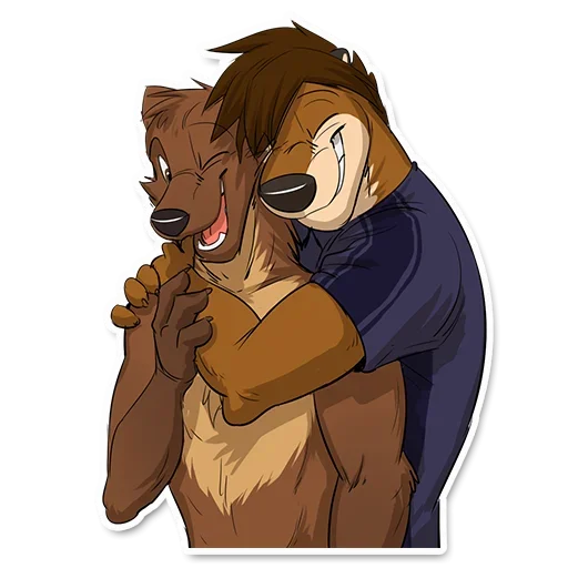 🤝 Стикер «Fluffy World» для Telegram