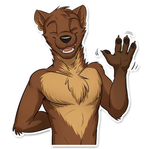 ✋ Стикер «Fluffy World» для Telegram