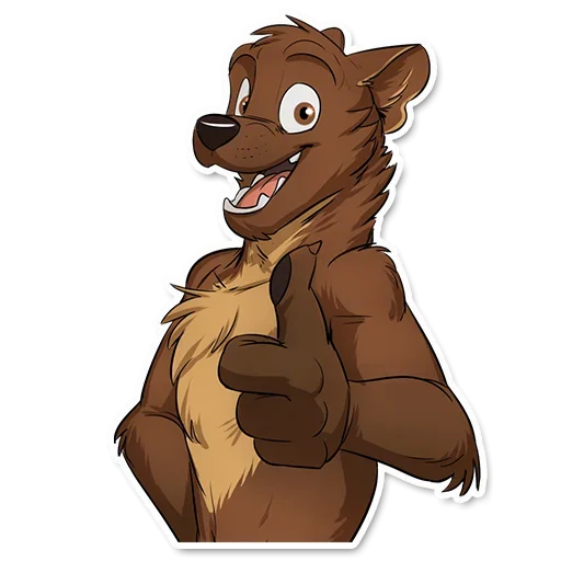 👍 Стикер «Fluffy World» для Telegram