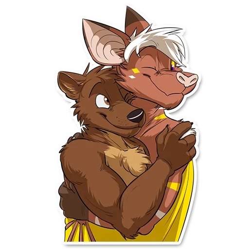 😻 Стикер «Fluffy World» для Telegram