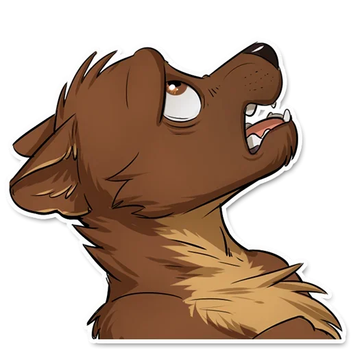 😧 Стикер «Fluffy World» для Telegram