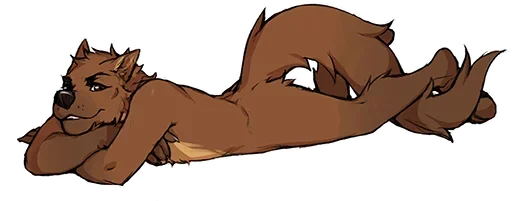 🍑 Стикер «Fluffy World» для Telegram