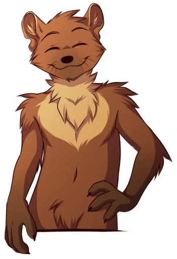 ☺️ Стикер «Fluffy World» для Telegram