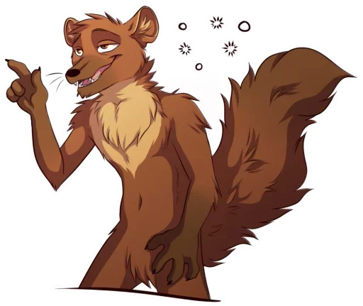😆 Стикер «Fluffy World» для Telegram