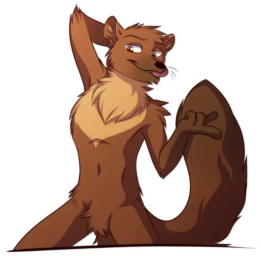 😌 Стикер «Fluffy World» для Telegram