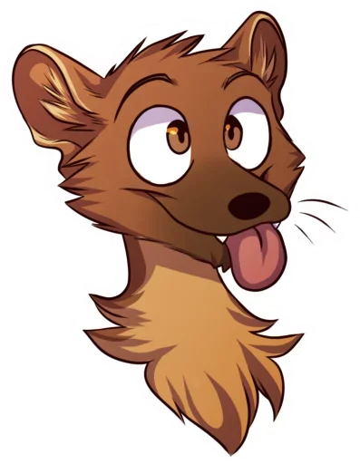 😝 Стикер «Fluffy World» для Telegram