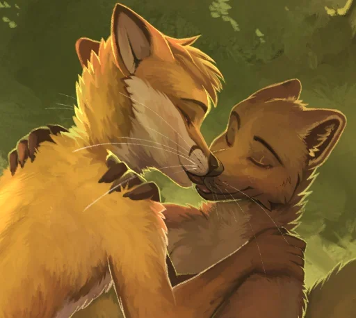 😘 Стикер «Fluffy World» для Telegram