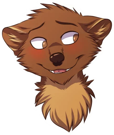 😏 Стикер «Fluffy World» для Telegram