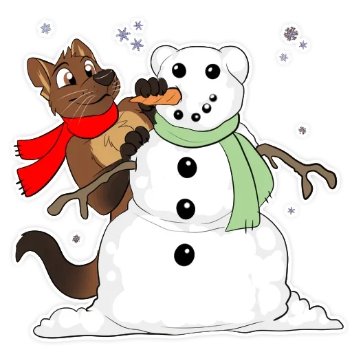 ☃️ Стикер «Fluffy World» для Telegram
