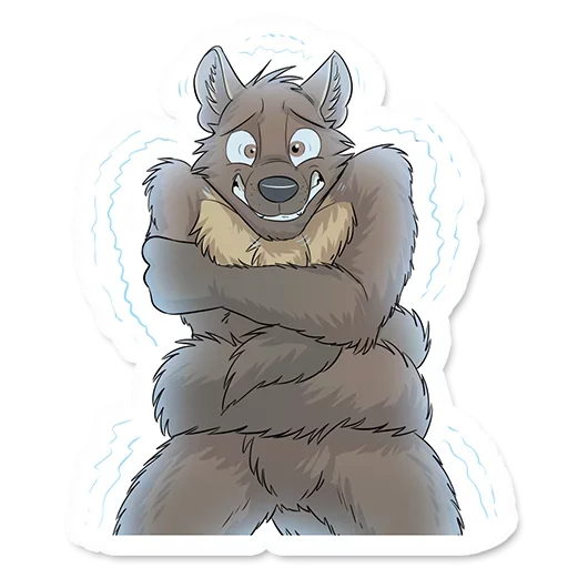 🥶 Стикер «Fluffy World» для Telegram