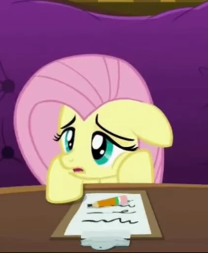 😮‍💨 Стикер «Fluttershy» для Telegram