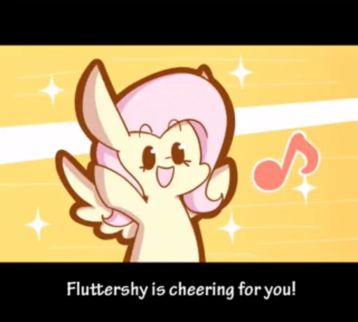🤩 Стикер «Fluttershy» для Telegram