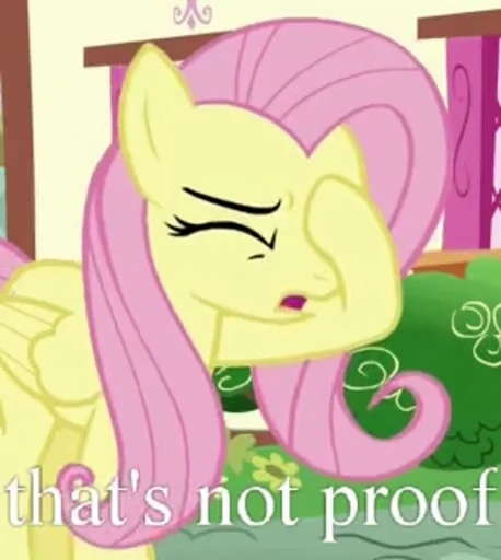 😠 Стикер «Fluttershy» для Telegram