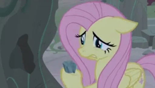 😥 Стикер «Fluttershy» для Telegram