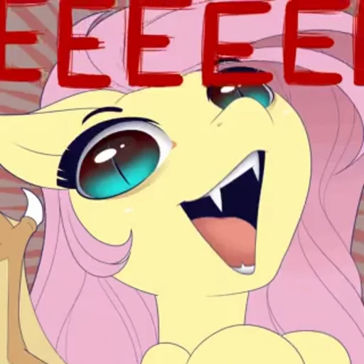 🤩 Стикер «Fluttershy» для Telegram