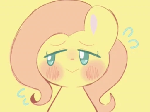 😘 Стикер «Fluttershy» для Telegram
