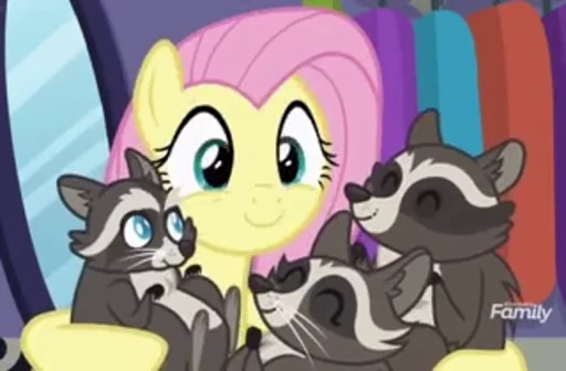 😌 Стикер «Fluttershy» для Telegram