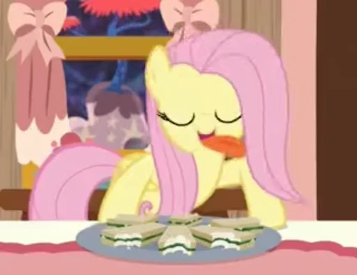 🤑 Стикер «Fluttershy» для Telegram