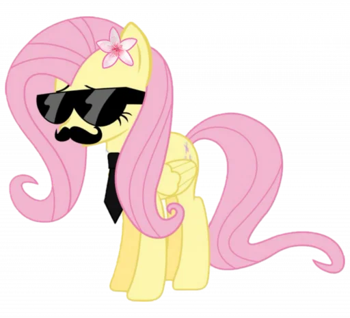 😎 Стикер «fluttershy» для Telegram