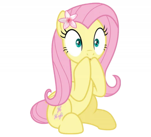 😲 Стикер «fluttershy» для Telegram