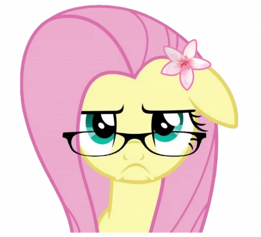 😠 Стикер «fluttershy» для Telegram