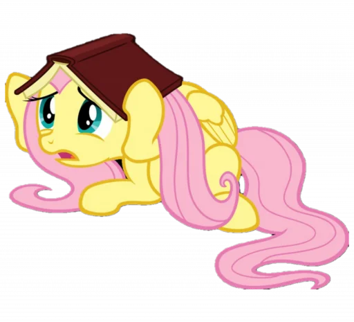 😓 Стикер «fluttershy» для Telegram