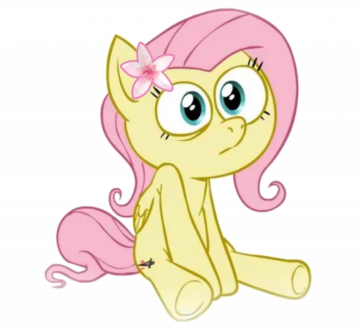 Стикерпак fluttershy для Telegram