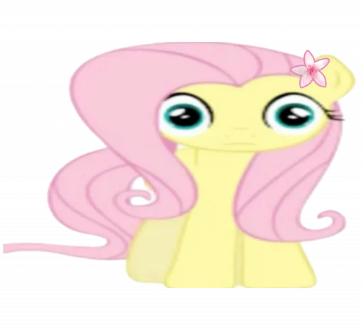 😐 Стикер «fluttershy» для Telegram