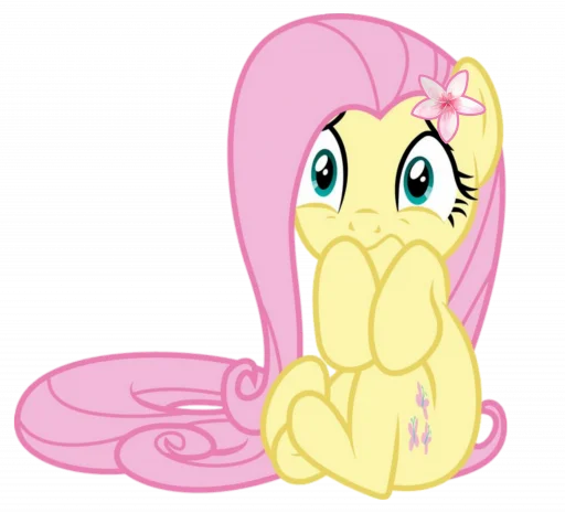 😓 Стикер «fluttershy» для Telegram