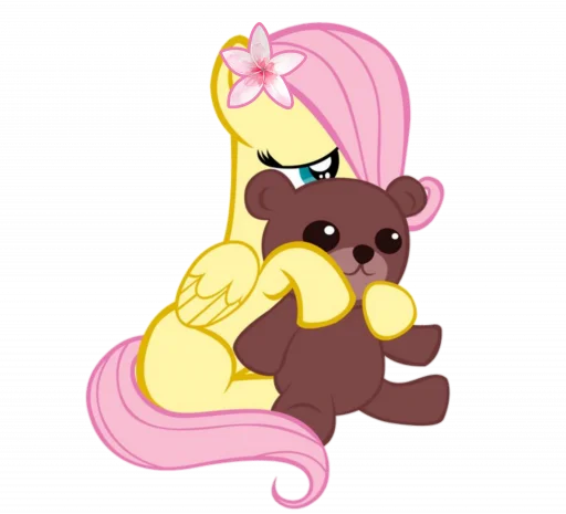 😥 Стикер «fluttershy» для Telegram