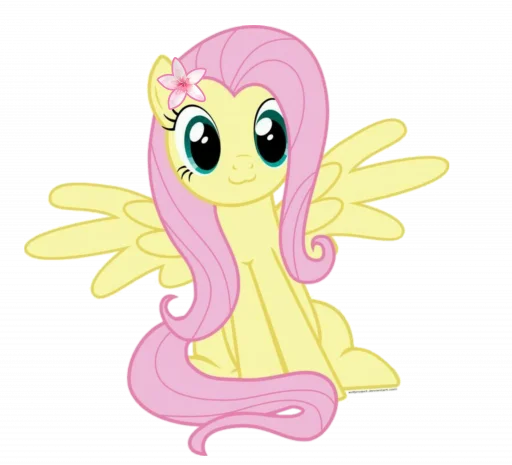 ☺️ Стикер «fluttershy» для Telegram