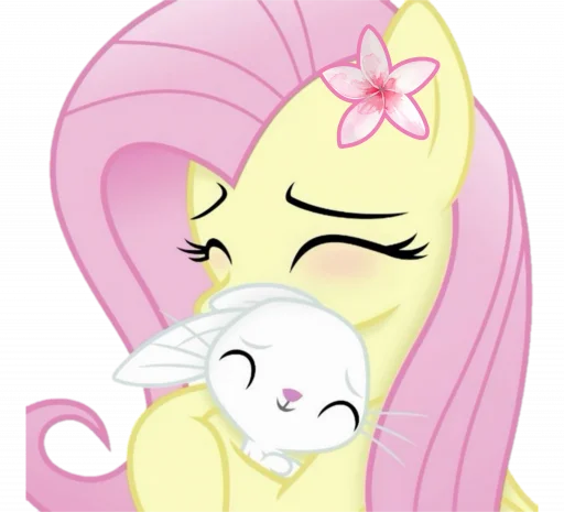 🫂 Стикер «fluttershy» для Telegram