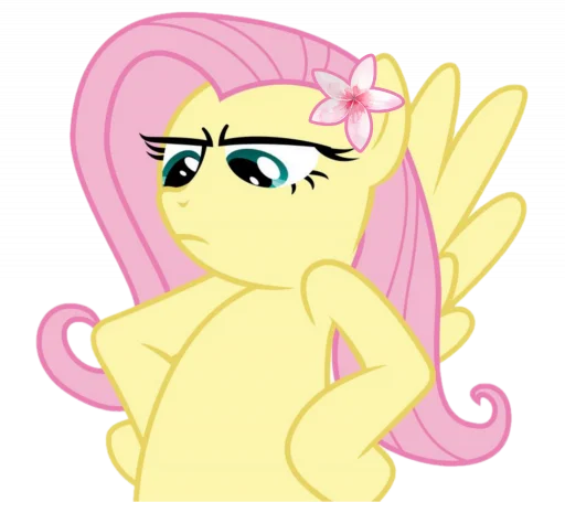 ☺️ Стикер «fluttershy» для Telegram