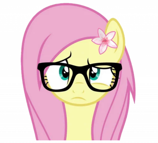 🤨 Стикер «fluttershy» для Telegram