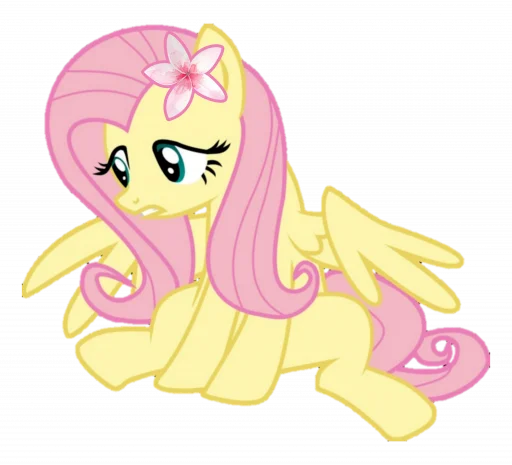 😥 Стикер «fluttershy» для Telegram