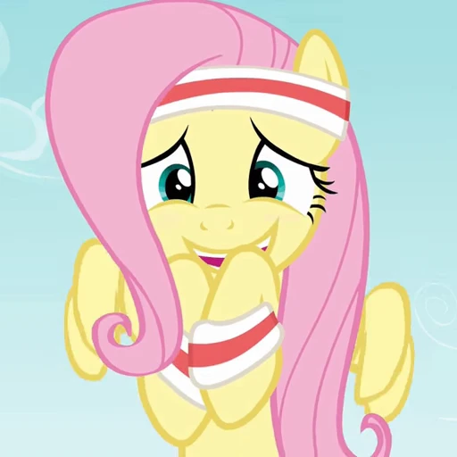☺️ Стикер «Fluttershy animated» для Telegram