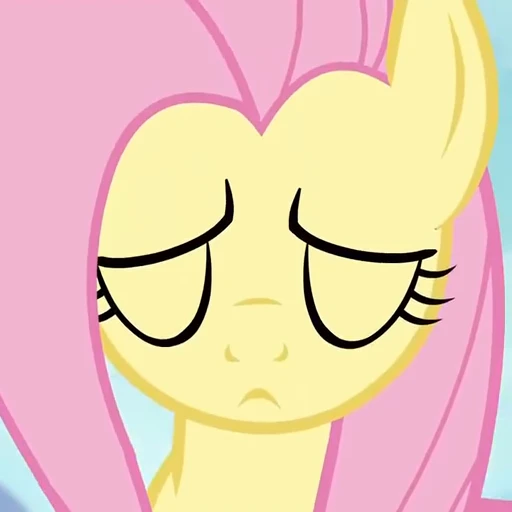 😔 Стикер «Fluttershy animated» для Telegram